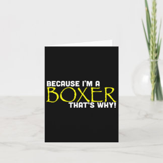 Carte Parce que je suis une boîte C'est pourquoi la boît