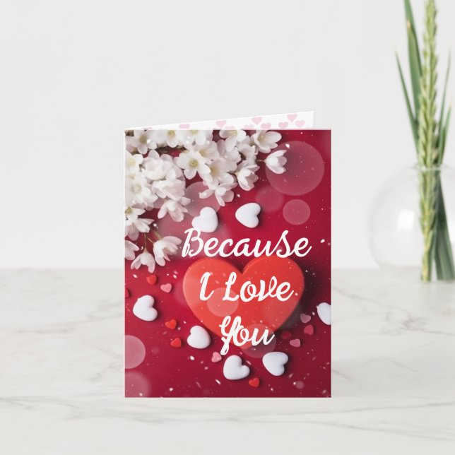 Carte Parce que je t'aime (Devant)