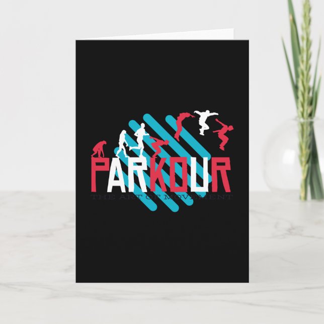 Carte Parcours, Parkour, acrobaties, Freerunning (Devant)
