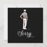 Pardon de golf pour votre voiture de condolences p