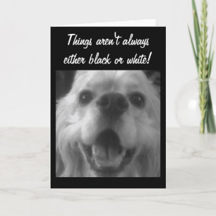 Carte PARFOIS LES CHOSES SONT BLEUES ! Bon rétablissemen