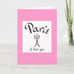 Carte "Paris je t'aime"