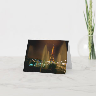 Carte Paris Note Card