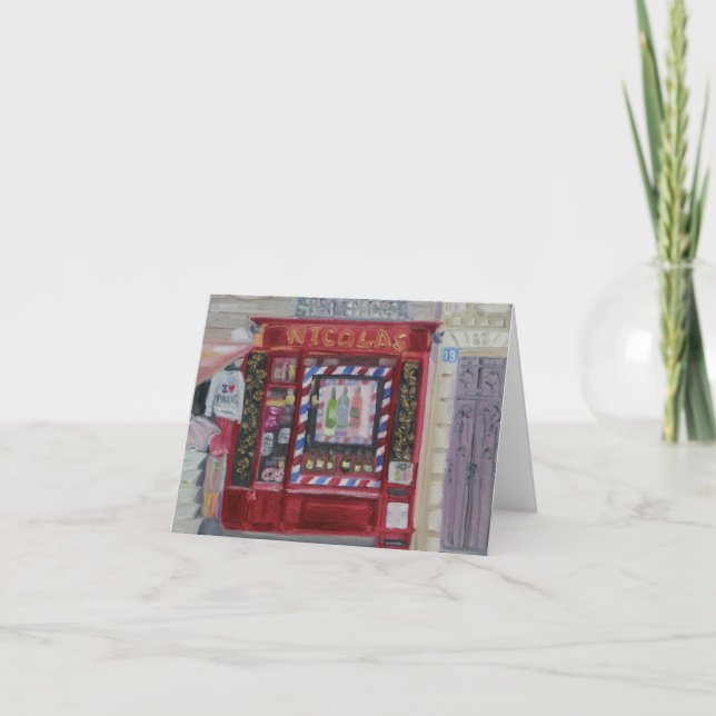 CARTE PARIS WINE SHOP (Devant)