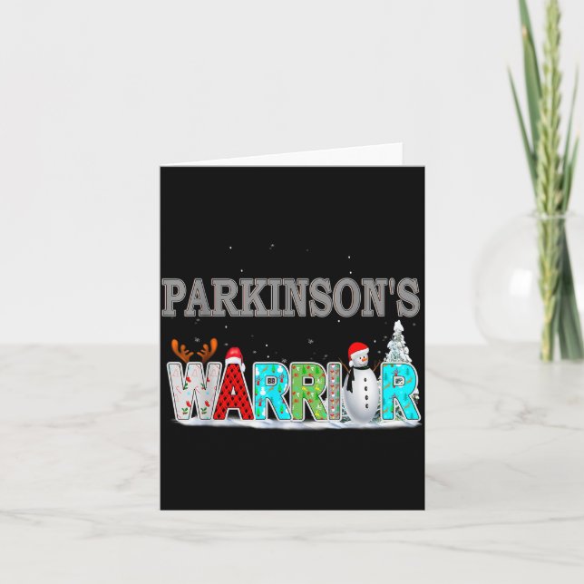 Carte Parkinson's Awareness For Christmas  (Devant)