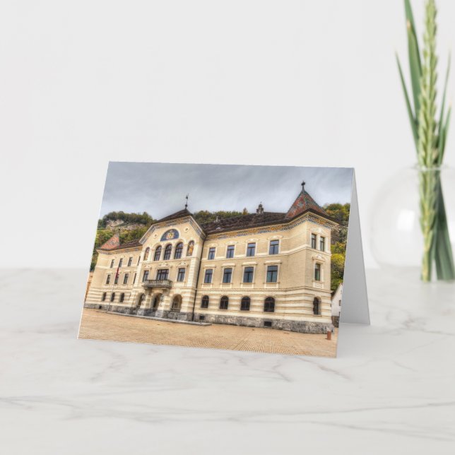 Carte Parlement Liechtenstein (Devant)