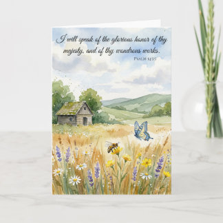 Carte Parlez des œuvres glorieuses de Dieu ! Psaume 145: