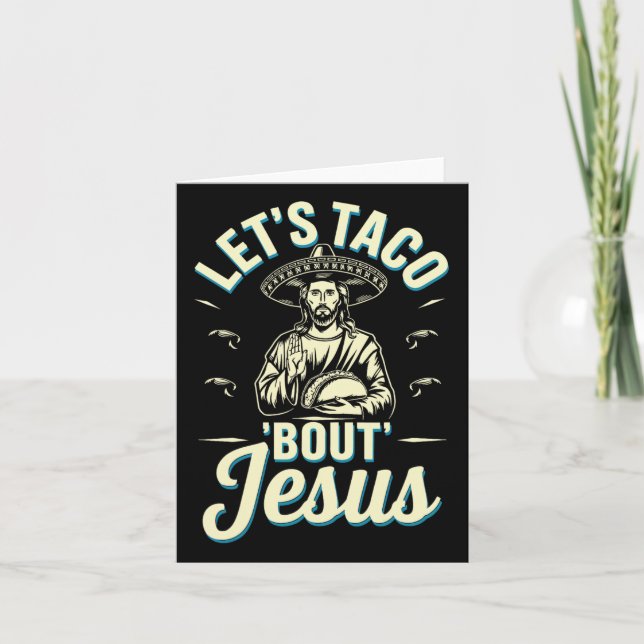 Carte Parlons Taco de Jésus  (Devant)