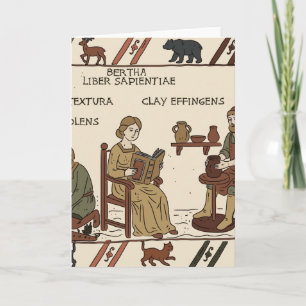 Carte parodie de la tapisserie de bayeux
