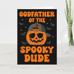 Carte Parrain du Soky Dude Halloween Pumpkin Bday