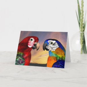 CARTE PARROS HYPER / ARBRE ROUGE ET BLEU