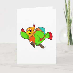 Carte Parrot as Hiker