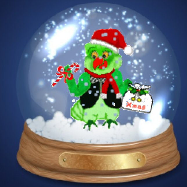 Carte Parrot Nutcracker Christmas Card (Créateur téléchargé)