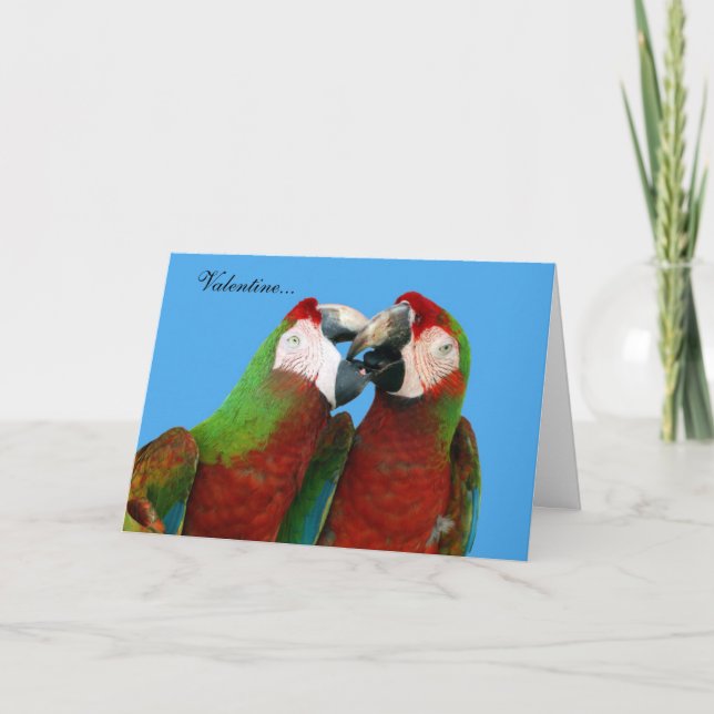 Carte Parrot Valentine (Devant)