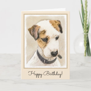 Carte Parson Jack Russell Terrier Painting - Dog Art