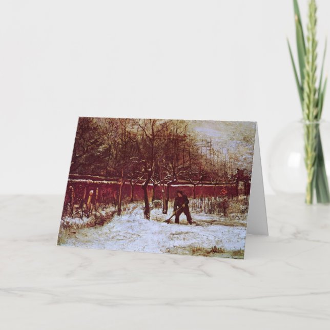 Carte Parsonage Garden à Nuenen par Vincent van Gogh (Devant)