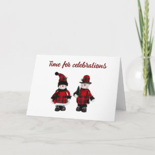 CARTE PARTAGER LES "FÊTES" AVEC "LA FAMILLE ET LES AMIS"