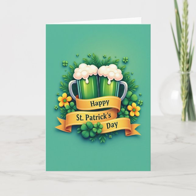 Carte partenaire de la Saint-Patrick (Devant)