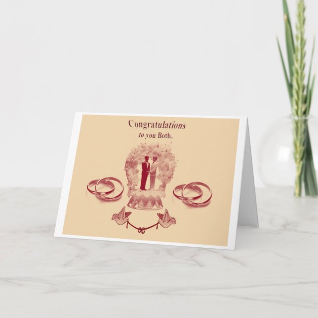 Carte Partenariat civil homosexuel/mariage (Devant)