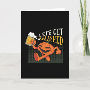 Carte parti citrouille halloween