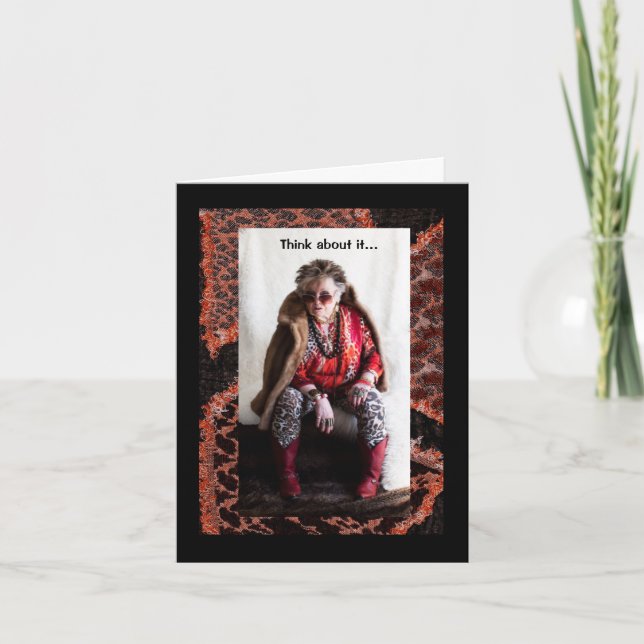 Carte Participation ou engagement comme le jambon et la  (Devant)