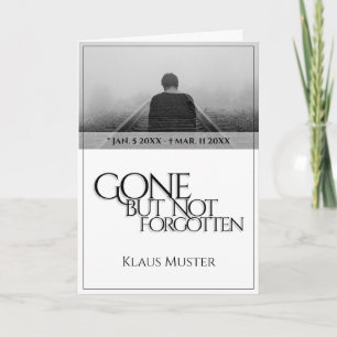 Carte Partis, mais pas oubliés - brillants