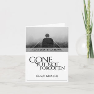 Carte Partis, mais pas oubliés - brillants