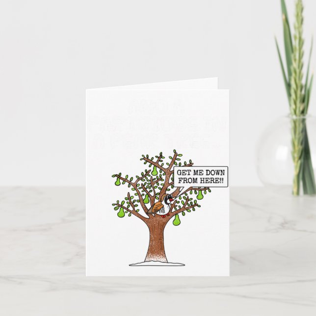 Carte Partridge In A Pear Tree, Christmas Carol Singing  (Devant)