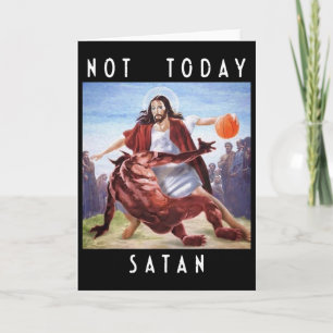 Carte Pas Aujourd'Hui Satan Jesus Vs Satan À Bysketbyll
