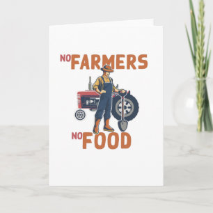 Carte Pas d'agriculteurs ni de nourriture