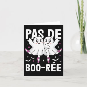 Carte Pas De Boo-rée Ballet Danse Fantôme Ballerina Hall