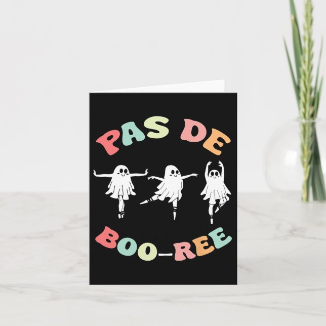 Carte Pas De Boo-ree Danse de ballet fantôme Danse d'Hal (Devant)