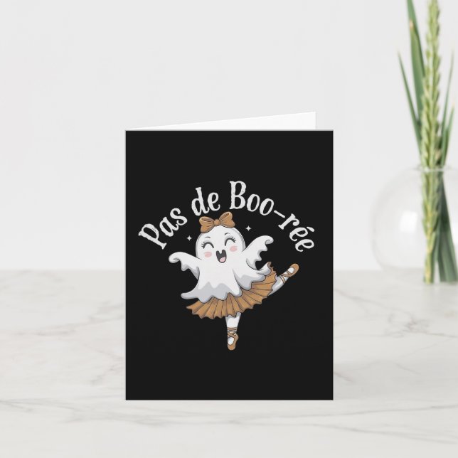 Carte Pas De Boo-rée Fantômes Drôles De Byllet Danse Hal (Devant)
