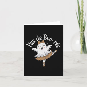 Carte Pas De Boo-rée Fantômes Drôles De Byllet Danse Hal