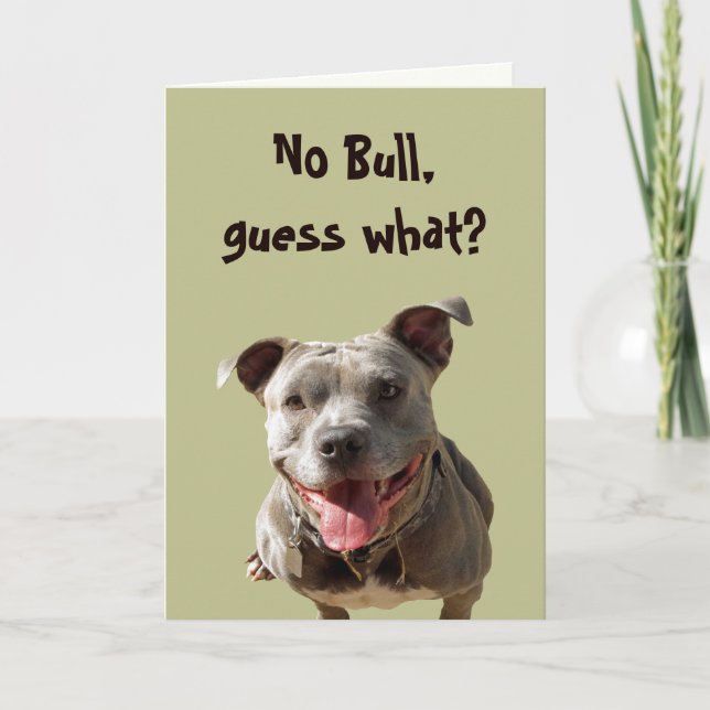 Carte Pas de Bull Very Best Friend Card (Devant)