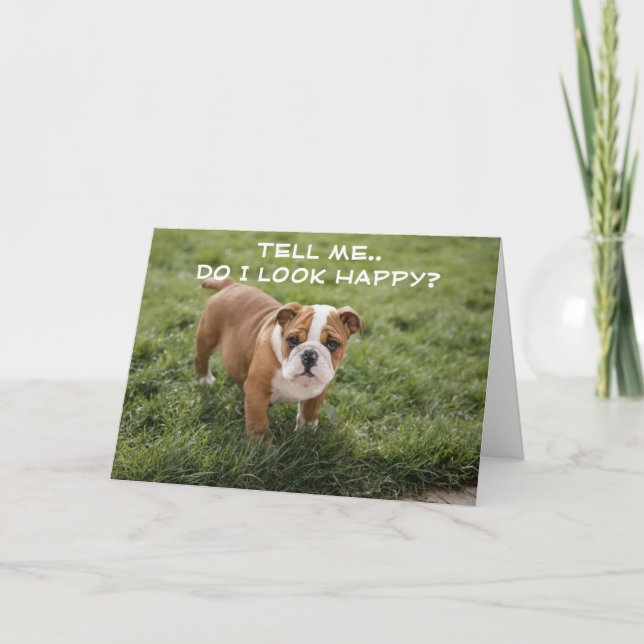 CARTE PAS DE HEUREUX JUSQU'À CE QUE **VOUS SOYEZ BIEN ET (Devant)