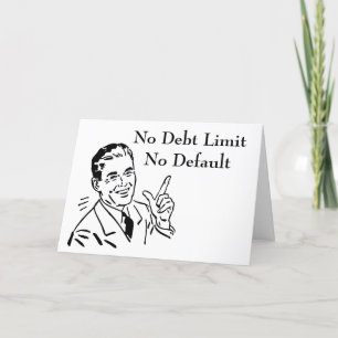 Carte Pas de limite de dette, pas de défaut
