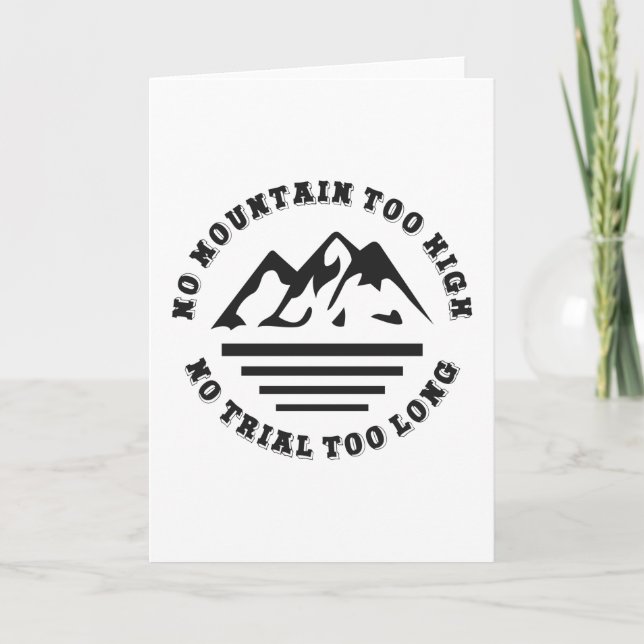 Carte Pas de montagne trop haute, pas de sentier trop lo (Devant)