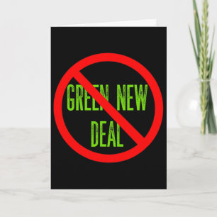 Carte Pas de New Deal vert anti libéral pro Trump républ