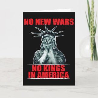 Carte Pas de nouvelles guerres pas de rois en Amérique m