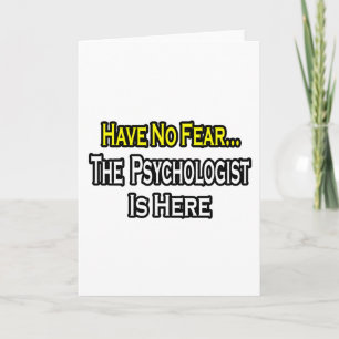 Carte Pas de peur...Le psychologue est là