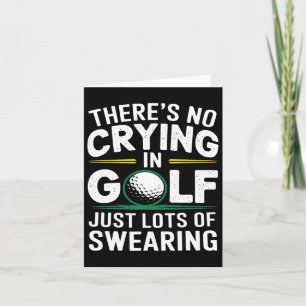 Carte Pas De Pleurage Dans Le Golf Juste Beaucoup De Bal