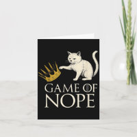 Pas de rois en Amérique drôle de chat noir donnant