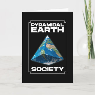Carte Pas de société terrestre plate mais pyramidale