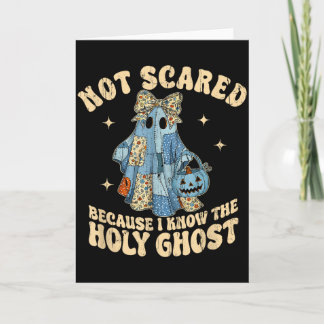 Carte Pas peur parce que je connais le Saint-Esprit 