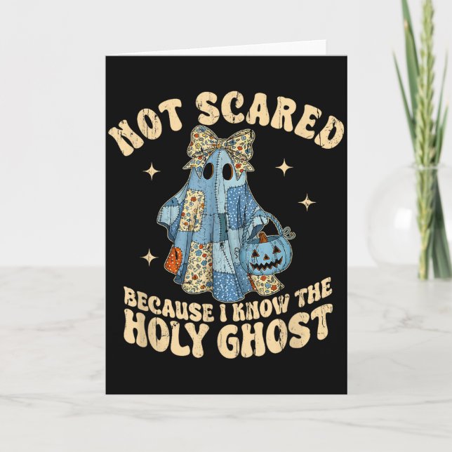 Carte Pas peur parce que je connais le Saint-Esprit  (Devant)