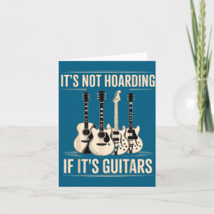 Carte Pas thésauriser si guitares Illustration de guitar