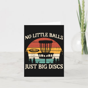 Carte Pas Un Petit Gros Disques Golf Frisbee Frolf Homme