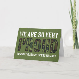 Carte Passage Parade Camo Fier Armée Britannique