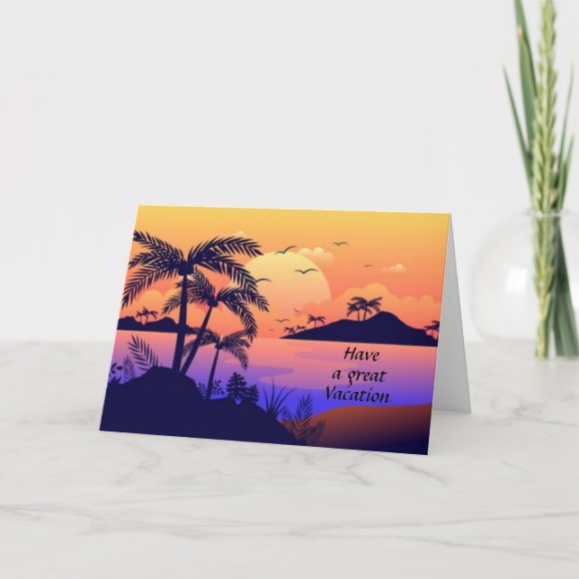 Carte Passez de bonnes vacances (Devant)